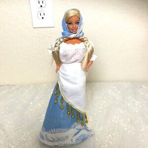 Mattel 1998 Barbie Platinum Blond Hair Blue Eyes Knees Bend 1966 Philippines Bod